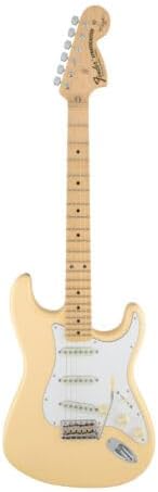Fender Yngwie Malmsteen Stratocaster, Scalloped Maple Fretboard - Vintage White | Scalloped Maple Fingerboard, 2-Piece Select Alder Body, Seymour Duncan Yjm Fury Sss Pickups, 6-Saddle Vintage Tremolo