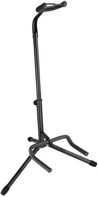 Adjustable Cello & Guitar Stand with Bow Holder - Lightweight, Foldable, Sturdy Steel Design for Acoustic/Electric Instruments