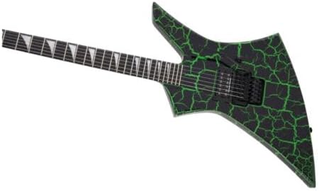 Jackson Pro Series Signature Brandon Ellis Kelly Electric Guitar - Green Crackle | Brandon Ellis Signature Kelly, Poplar Body, Through Maple Neck, Ebony Board, Seymour Duncan Humbucker, Floyd Rose