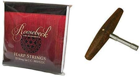 Roosebeck 22-String Heather Harp w/Chelby Levers + Learn to Play Book