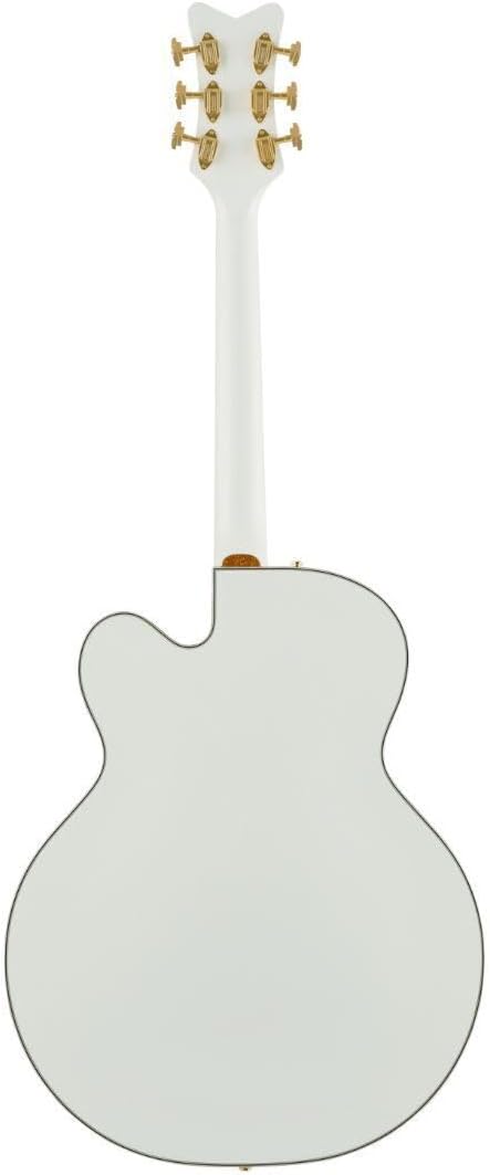 Gretsch G6136T-MGC Michael Guy Chislett Signature Falcon with Bigsby Electric Guitar - Vintage White with Ebony Fingerbo | Fully Hollow Sitka Spruce Top with Laminated Maple Body, Tv Jones Pickups, Ebony Fingerboard, Bigsby B6gp, Hardshell Case
