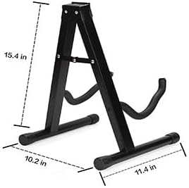Adjustable Cello Stand,A-Frame Folding Cello Support Stand Compatible for Violin 1/8-4/4 Cellos Guitars Electric Bass Electric Guitar Stand Acoustic, Black