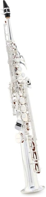 Yamaha YSS-475 II Intermediate Soprano Saxophone - Silver-plated