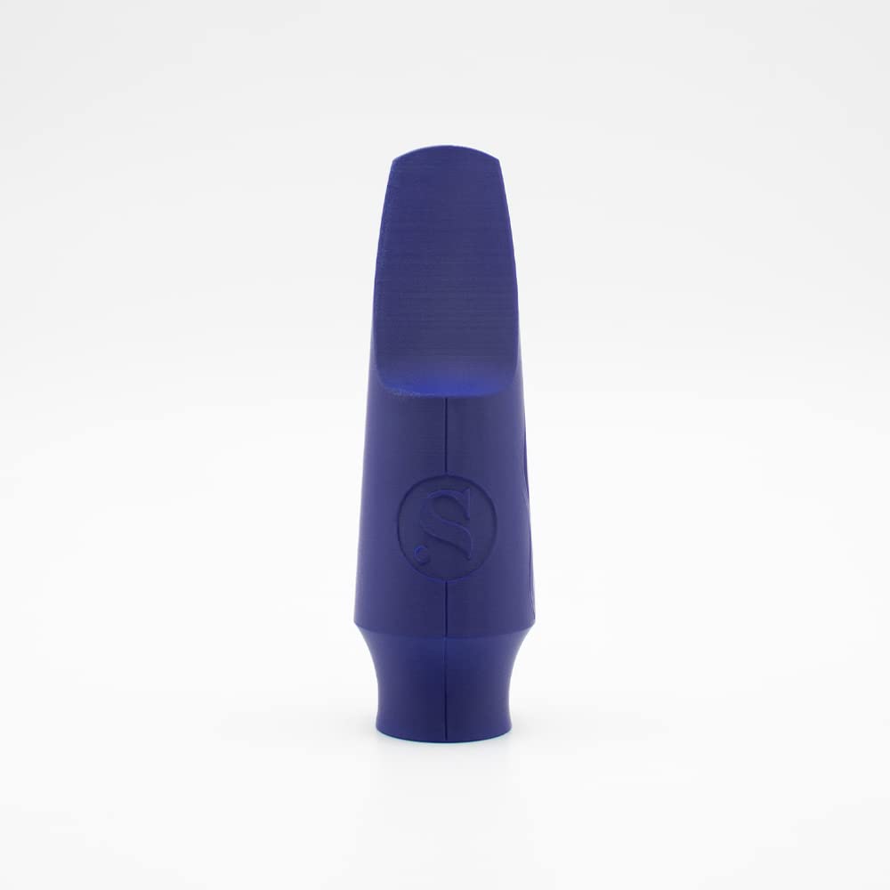 Syos Tenor Saxophone Mouthpiece Smoky Model, 8 Tip Opening, Anthracite Gray - Warm Dark Sound, Wide Full Tone, Low Rollover Baffle, Easy Response, Perfect for Jazz & Soul, Made in France