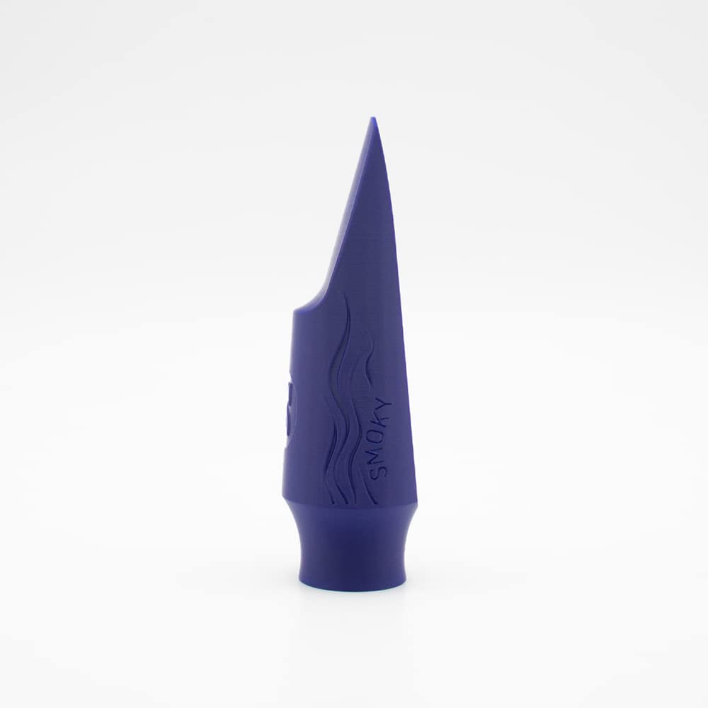 Syos Tenor Saxophone Mouthpiece Smoky Model, 8 Tip Opening, Anthracite Gray - Warm Dark Sound, Wide Full Tone, Low Rollover Baffle, Easy Response, Perfect for Jazz & Soul, Made in France