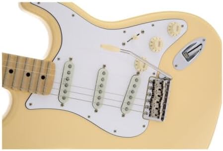 Fender Yngwie Malmsteen Stratocaster, Scalloped Maple Fretboard - Vintage White | Scalloped Maple Fingerboard, 2-Piece Select Alder Body, Seymour Duncan Yjm Fury Sss Pickups, 6-Saddle Vintage Tremolo