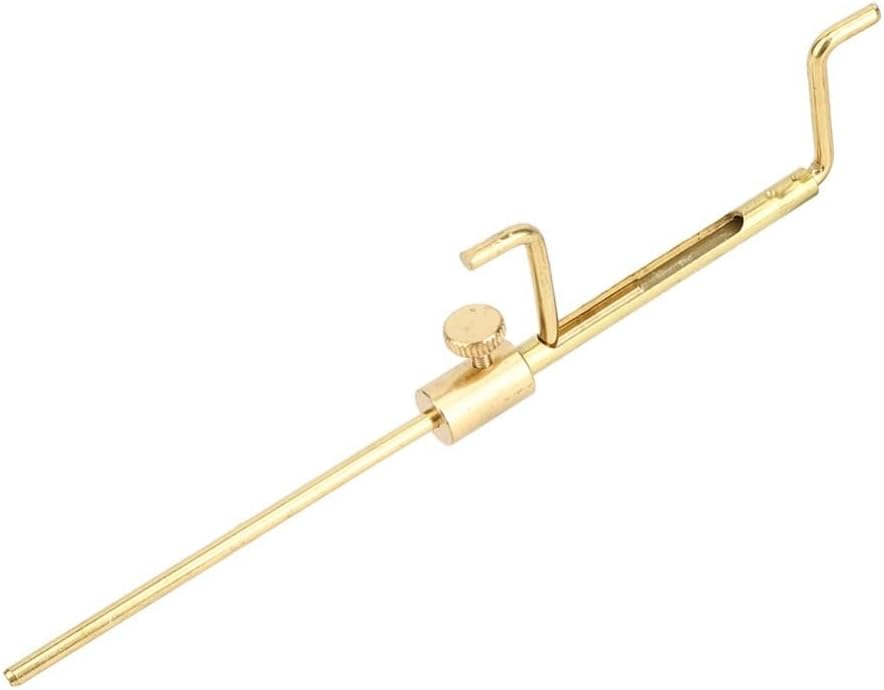 Brass Sound Post Gauge Tool for Violin & Viola – Professional Column Meter for Installation & Maintenance, Luthier Accessory (5.98 x 1.06 Inches)‌