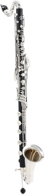 Backun Alpha Bass Clarinet with Backpack Case - Low C, Nickel-plated Keys
