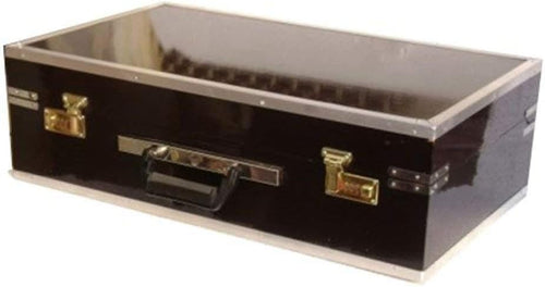 BINA No.17 Deluxe Harmonium, 2024 Edition, 3 1/2 Octaves, Checked & Retuned by Aakrati Musicals, Folding, Special Reeda, 9 Stops, Rosewood Color, Indian Keyboard