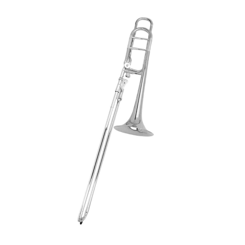 Adult Trombone Instrument Professional Silver Plated Performance Trombone In B Flat Brass Instrument(7)