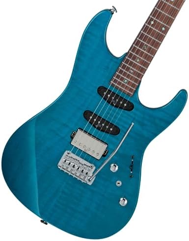 Ibanez Martin Miller Signature MMN1 Electric Guitar - Transparent Aqua Blue