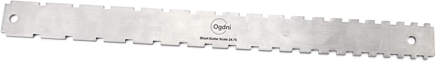 Notched Straight Edge Guitar Luthiers Tool, String Action Ruler Gauge, Fretboards Fret Rocker String Height Gauge Tools Neck Tool