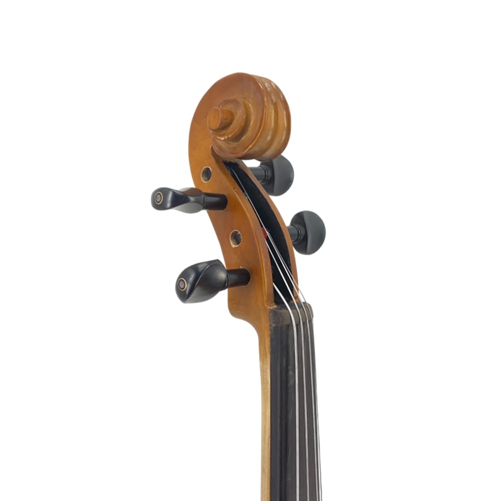 Vetimobato 16 inch 4-String Acoustic Electric Viola for Students, Adults, Professional Maple Spruce Ebony Fittings Handmade Solid Wood Electric Viola with Case, Bow