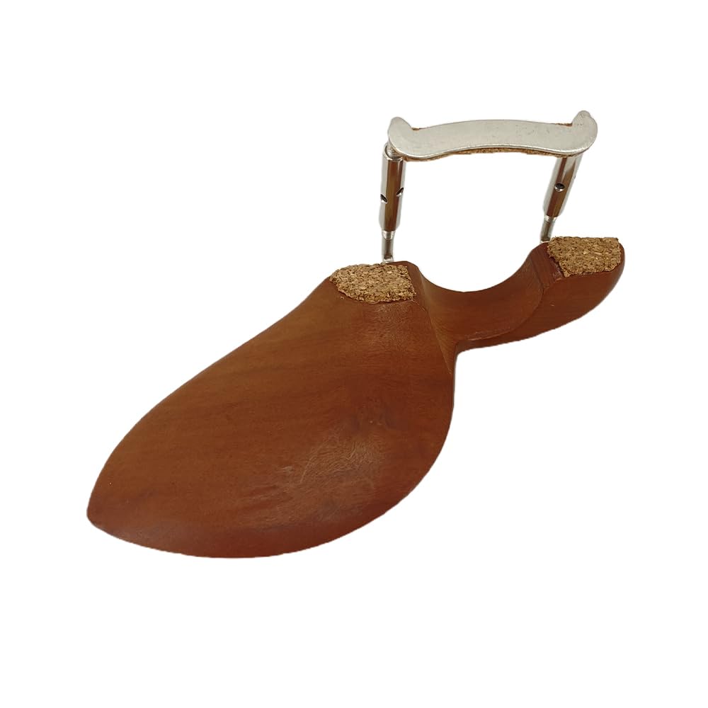 Violin Chinrest 4/4 Full size wood Chin Rest Clamp Fiddle Violin Standard Bracket, Hypoallergenic Wood Rest,Surface Smooth (black2)