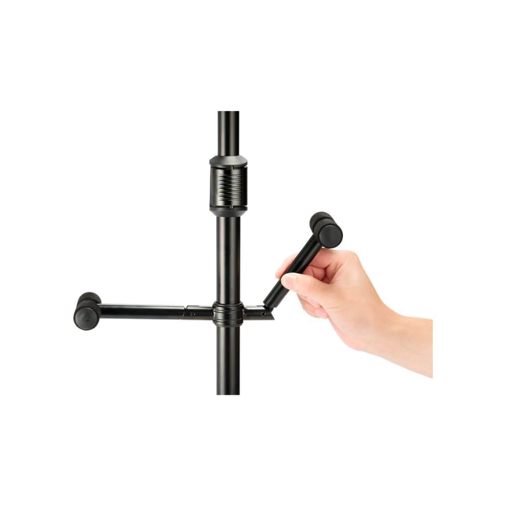 Hercules Stands GS422B PLUS Dual Guitar Stand with Auto Grip System and Foldable Yoke | Dual Stand with Auto Grip Yokes That Lock, Fits Necks 40-52 Mm, Folding Backrests, Height Clutch