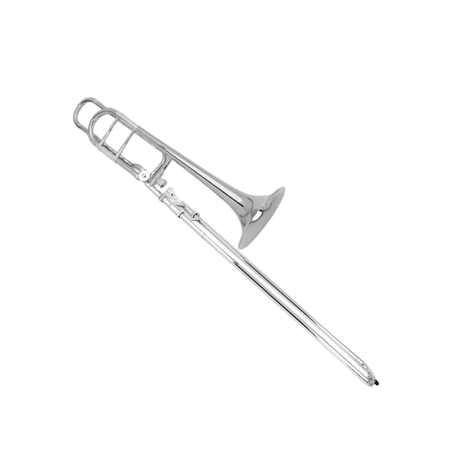 Adult Trombone Instrument Professional Silver Plated Performance Trombone In B Flat Brass Instrument(7)