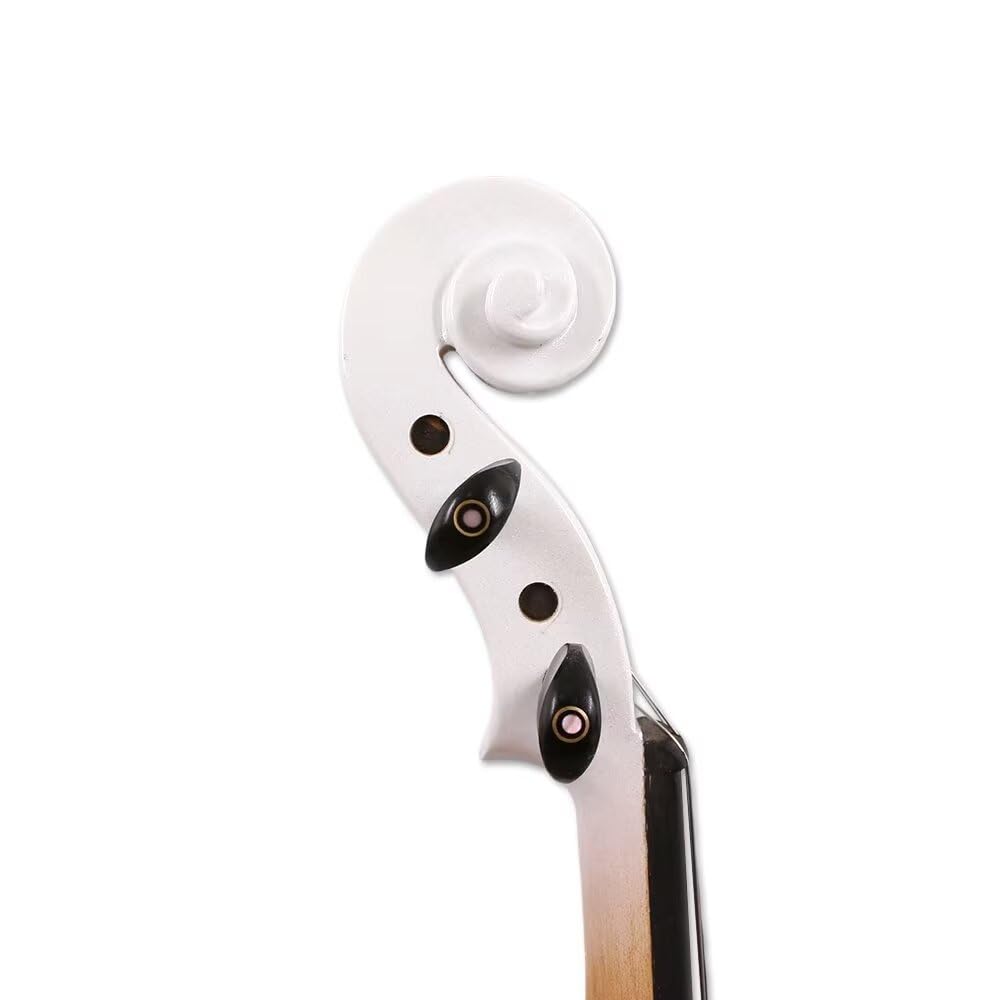 Vetimobato 16 Inch Silent Electric Viola Set- Solidwood Body with Ebony Fittings Metallic Coating Full Viola Set for Beginner Practice Professional Performance and Studio Recording (Blue, 4 String)