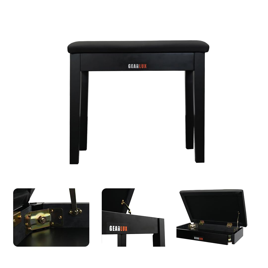 Casio PX-770 Privia Digital Piano - Black Bundle with Furniture Bench, Headphones, Instructional Book, Online Lessons, Instructional DVD, and Austin Bazaar Polishing Cloth