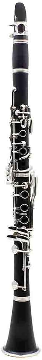 Professional B Flat 17 Key Clarinet Instrument Nickel Silver Plated Clarinet Instrument