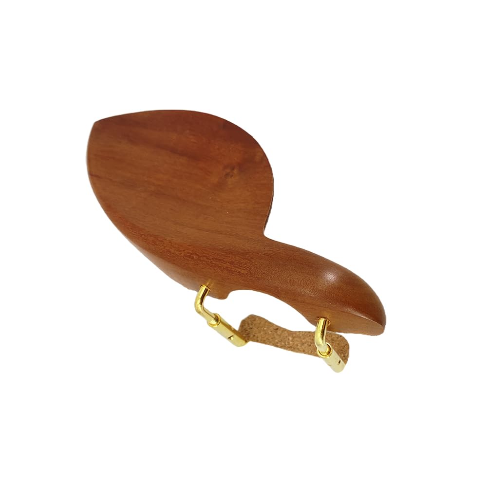 Violin Chinrest 4/4 Full size wood Chin Rest Clamp Fiddle Violin Standard Bracket, Hypoallergenic Wood Rest,Surface Smooth (black2)