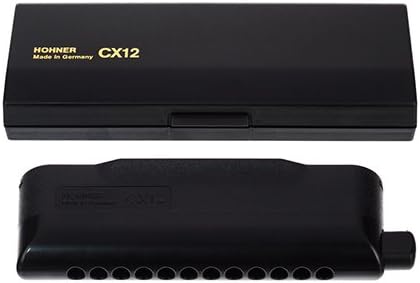 ARMONICA CROMATICA - Hohner (7545/48 D) CX12 (Nota Re) (48 Voces con Cambio) (Negra) (Desmontable)