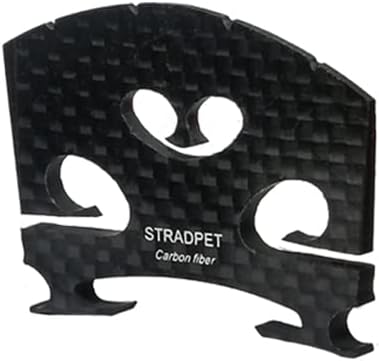 Carbon Fiber Bridge 2.0 with an unique acoustic structure & finished trimming for 4/4 violin