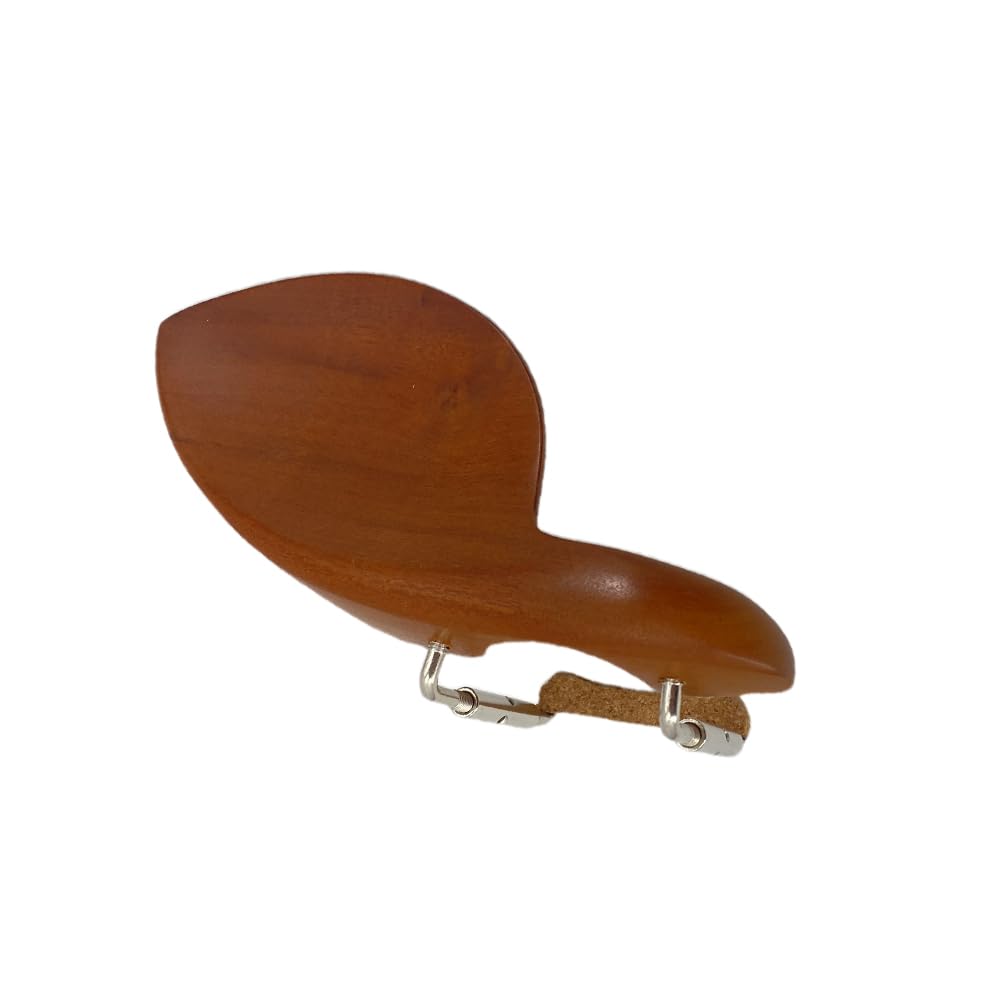 Violin Chinrest 4/4 Full size wood Chin Rest Clamp Fiddle Violin Standard Bracket, Hypoallergenic Wood Rest,Surface Smooth (black2)