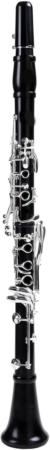 Professional Ebony Clarinet Bb 18 Keys Silver plated M9 Clarinet