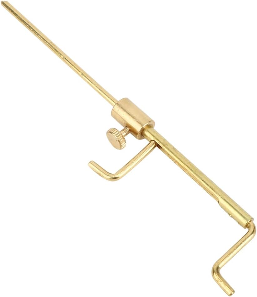 Brass Sound Post Gauge Tool for Violin & Viola – Professional Column Meter for Installation & Maintenance, Luthier Accessory (5.98 x 1.06 Inches)‌