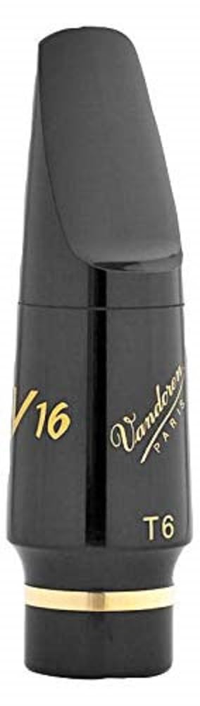 Vandoren SM822E T6 V16 Ebonite Tenor Saxophone Mouthpiece , black
