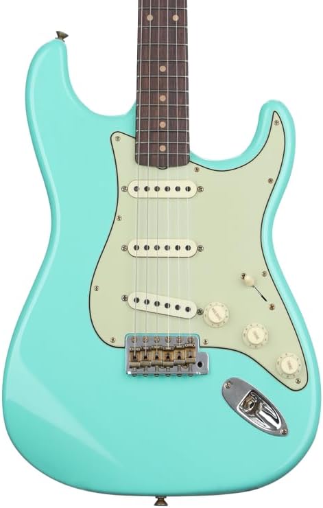 Fender Custom Shop 1959 Stratocaster Journeyman Relic Electric Guitar - Super Faded Aged Sea Foam Green