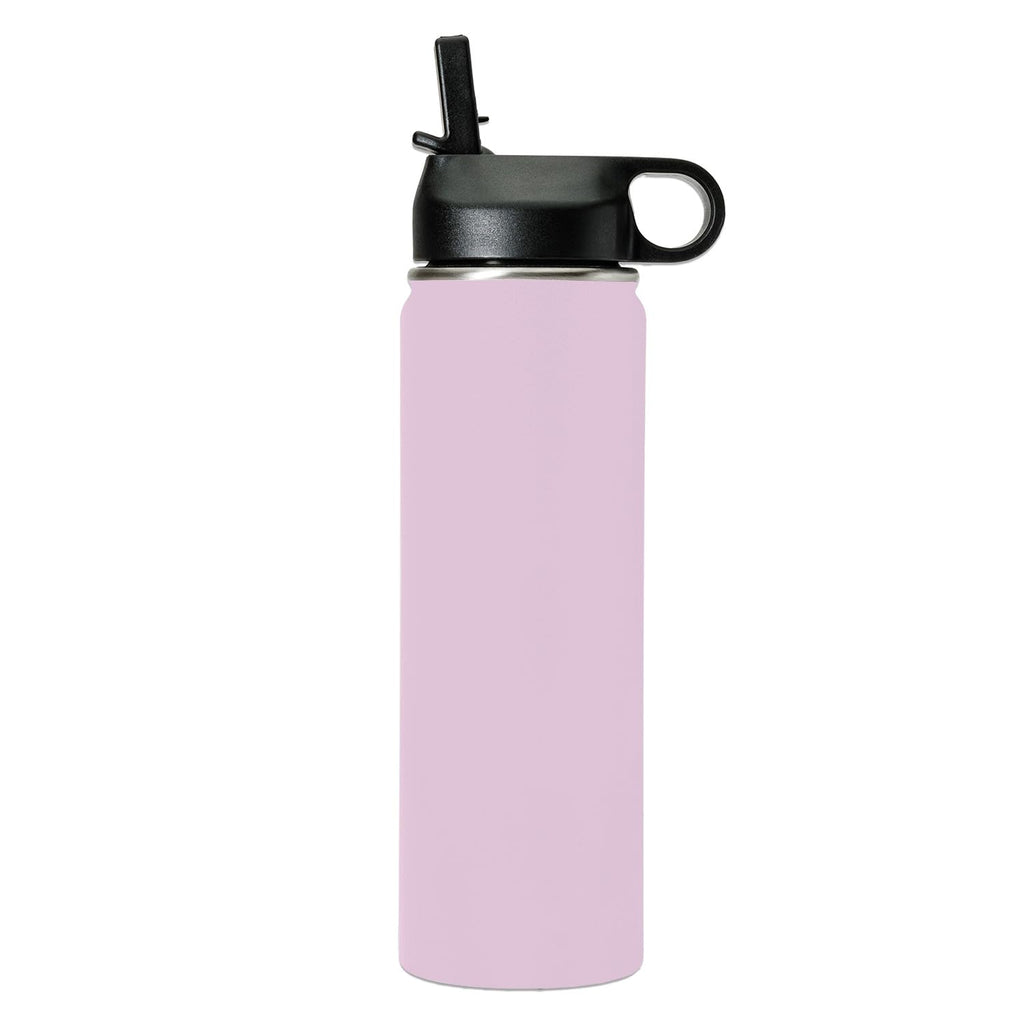 LaserGram Personalized Water Bottle, Trombone, Stainless Steel Double Wall Vacuum Insulated with Flip Top Straw, Custom Engraved Gift (32oz / 950ml Lavender)