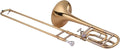 Bb Flat Tenor Slide Trombone with F Attachment – Student-Ready Brass & Cupronickel Construction