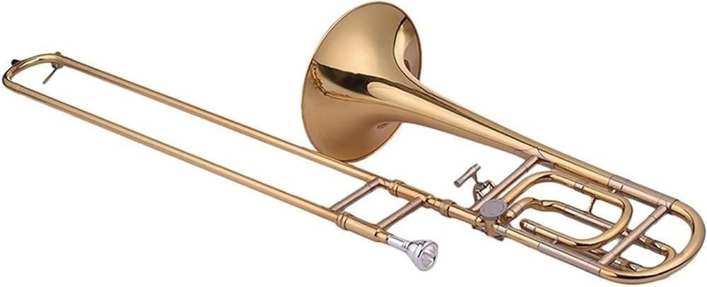 Bb Flat Tenor Slide Trombone with F Attachment – Student-Ready Brass & Cupronickel Construction