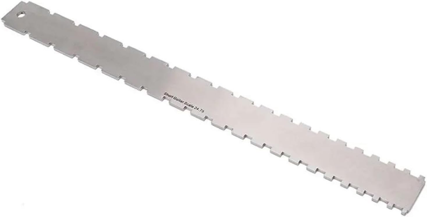 Guitar tools Guitar Neck Notched Straight Edge Luthiers Tool With String Action Ruler Gauge