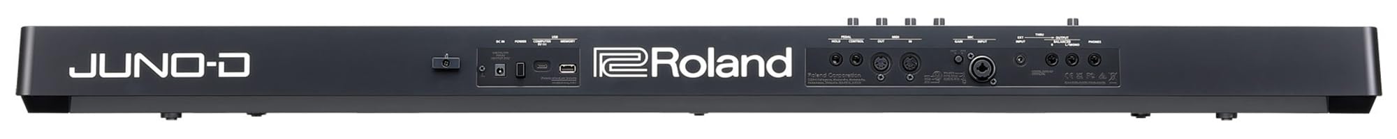 Roland JUNO-D8 Synthesizer Bundle with Adjustable Stand, Bench, Sustain Pedal, Cover, Austin Bazaar Instructional Video, and Polishing Cloth