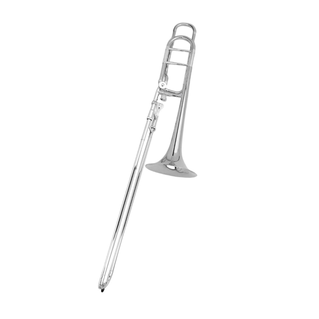 Adult Trombone Instrument Professional Silver Plated Performance Trombone In B Flat Brass Instrument(7)