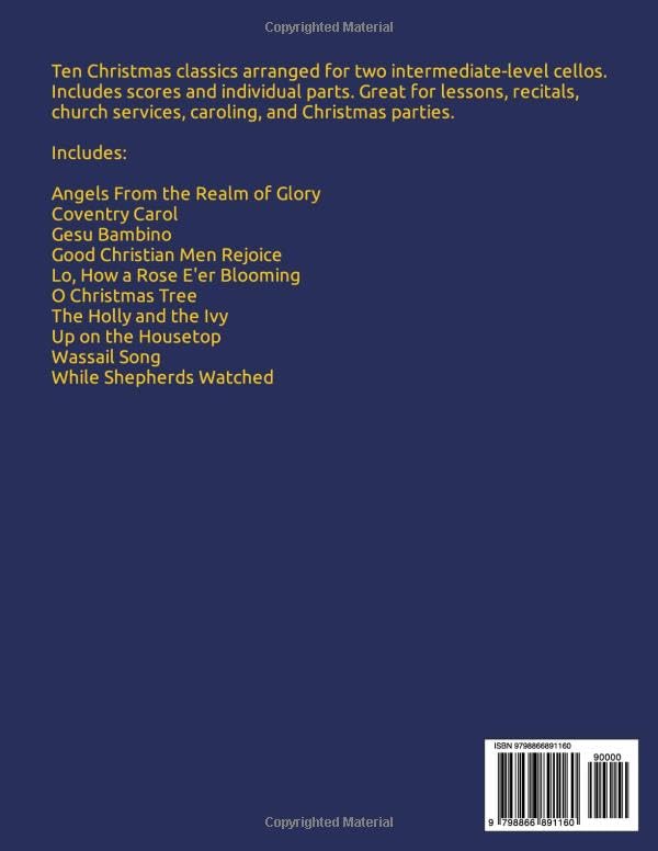 10 Christmas Duets for Cello: Volume 4