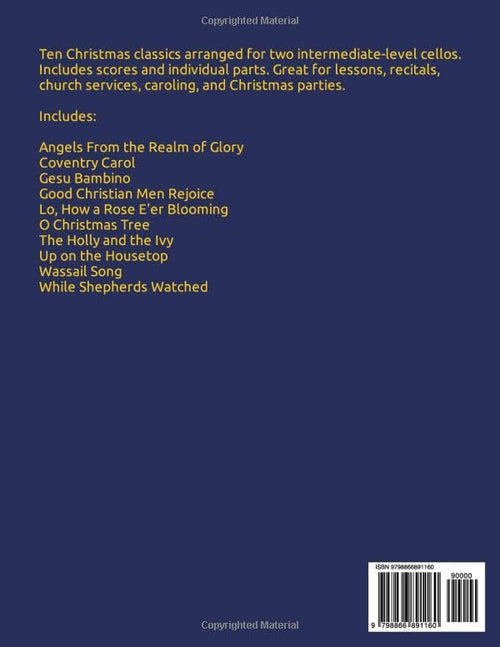 10 Christmas Duets for Cello: Volume 4