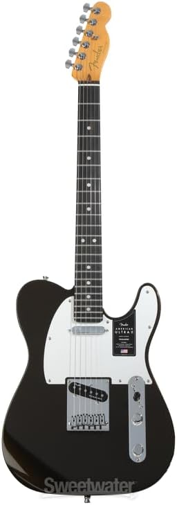 Fender American Ultra II Telecaster Electric Guitar - Texas Tea with Ebony Fingerboard | Alder Body, Quartersawn Maple Neck, 10-14 Ebony Compound-Radius Fingerboard, Ultra Ii Noiseless Pickups, Deluxe Case