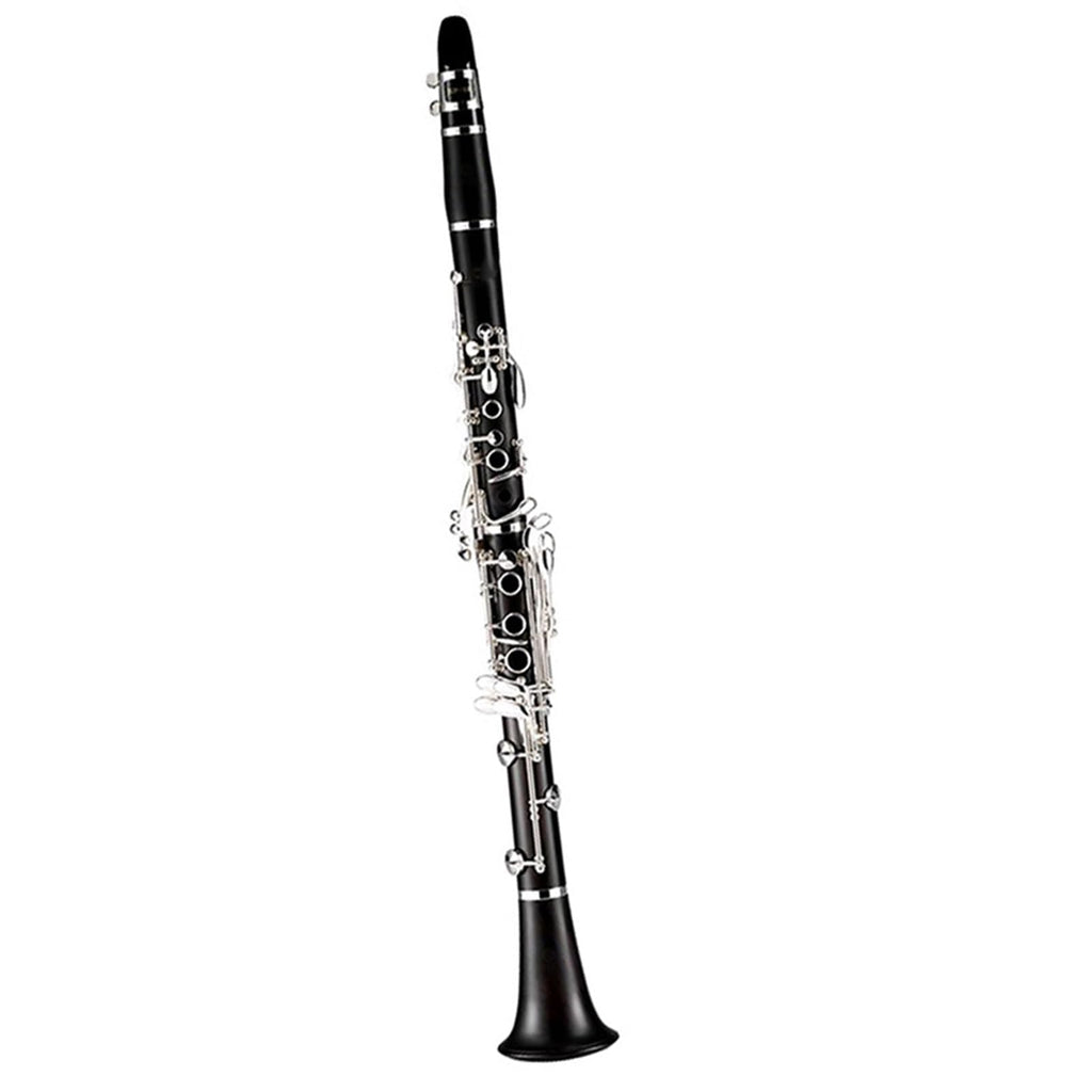 Clarinet B Flat Ebony Bakelite Instrument Adult Beginner Silver Plated Clarinet Instrument(3)