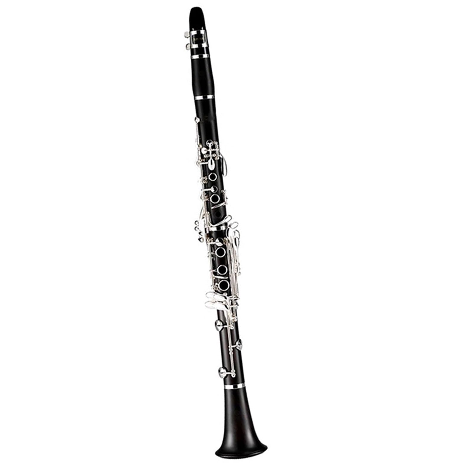 Clarinet B Flat Ebony Bakelite Instrument Adult Beginner Silver Plated Clarinet Instrument(3)