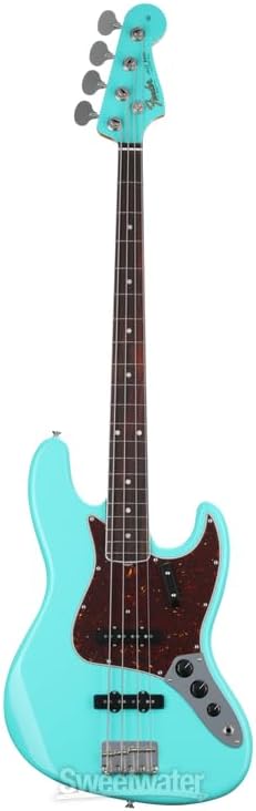 Fender American Vintage II 1966 Jazz Bass, Sea Foam Green, Rosewood Fingerboard