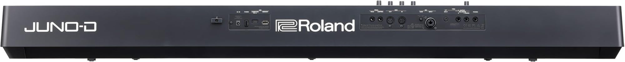 Roland JUNO-D8 Synthesizer Bundle with Adjustable Stand, Bench, Sustain Pedal, Cover, Austin Bazaar Instructional Video, and Polishing Cloth