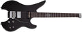 Schecter Synyster Gates Custom-6 TR-S Headless Signature Electric Guitar - Black | Chambered Mahogany with Maple Center, Sustainiac Neck Plus Schecter Synyster Gates Bridge Humbucker, Hipshot Trem, 25.5 Scale