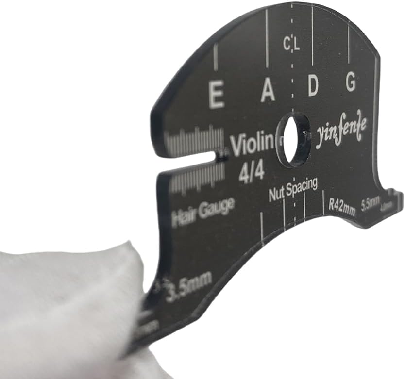 4/4 Violin Bridge Template 4/4 Fingerboard Scraper Making Template Repair Reference Tools for Luthiers Violin Making Tools