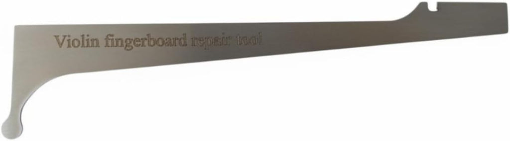 Violin Fingerboard Repair Tool Lightweight 4/4 Violin Fingerboard Ruler Stainless Steel Instrument Setup Gauge for Luthiers, Engraved