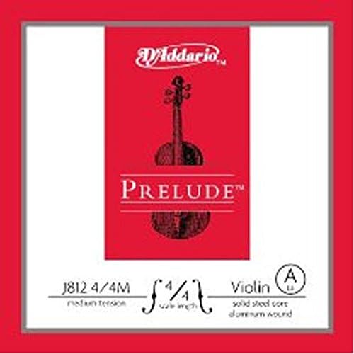 D'Addario Prelude Violin String Set, 4/4 Scale, Light Tension