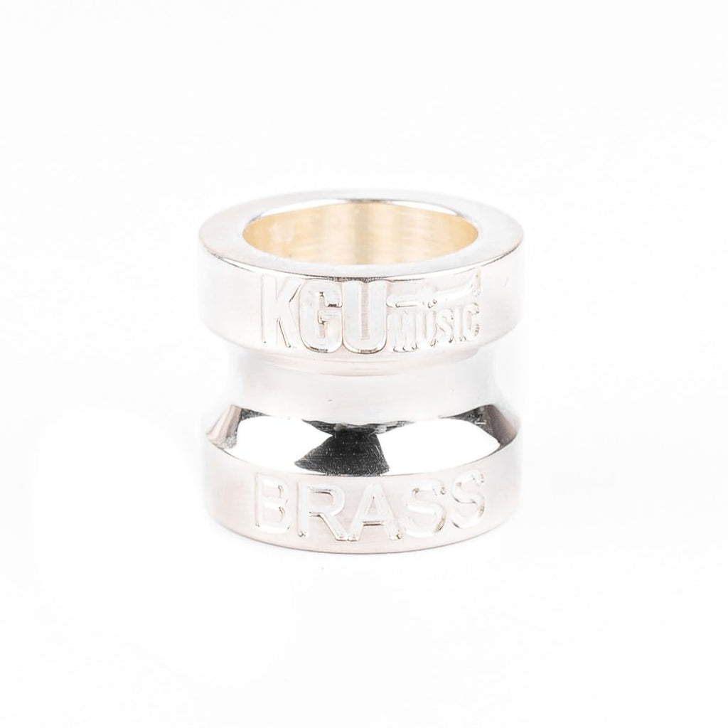 Mouthpiece SMALL Shank Booster for TROMBONE. Brass Accessory. Tone enhancer (Silver plated)