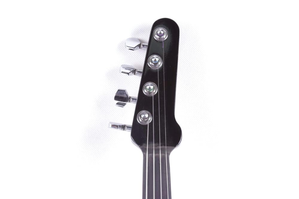 Vetimobato 16 Inch Electric Viola Set Full Size 5-String Solid Wood Practice Viola Kit with Ebony Fingerboard Include Hard Case Brazilwood Bow AUX Cable for Beginners & Adults (5 String Viola Bown)